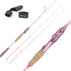Macaroon Spinning Rod & Casting Fishing Rods,24Ton IM6 Graphite Carbon Fiber Baitcaster Rod,Twin-Tip Fishing Pole