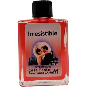 Irresistible Oil (Irresistible Aceite) Spiritual Anointing Oil by CASA ESOTERICA MAGICK SPACE- for Charisma & Confidence - Attract People & Opportunities-0.5 FL OZ(1PACK)