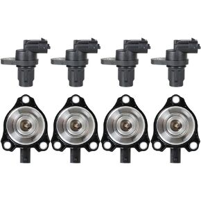 4pcs Camshaft Position Sensors and Adjuster Magnets Kit A2720510177 2720510177 Replacement for Mercedes-Benz 2006-2011