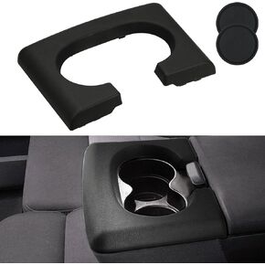 Center Console Cup Holder Replacement Pad Black Compatible with Ford F150 2004-2014 Center Console Cup Holder Pad
