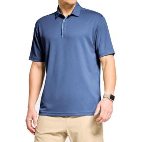 FitsT4 الرياضة رجالي جولف قمصان بولو قصيرة الأكمام الرطوبة فتل أنيق بياقة أكتيفيوير أداء قمصان بولو غير رسمية in Kuwait