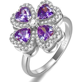 Weinuo Jewelry 925 الفضة الاسترليني أو الذهب مطلي القلق الدائري تململ خواتم للنساء خواتم جوهرة للفتيات في سن المراهقة أوبال متعدد الألوان مكعب زركونيا الدوار الدائري حجم 5 6 7 8 9 10 11 12