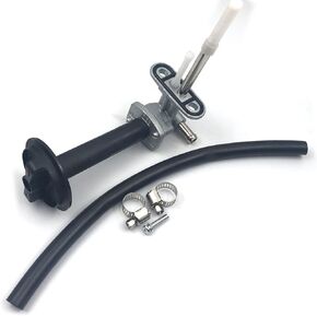 KIRO&SEEU Fuel Valve Petcock Shut Off Switch and Lever Screw Compatible with Kawa-saki Prairie 360 KVF360 2003-2013/Prairie 400 KVF400 1997-1998 51023-1402,51023-1316