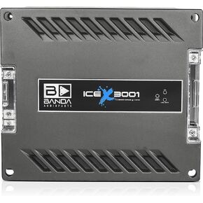 Banda Ice X 3001-1 Channel 3000 Watts RMS 1 Ohm Car Amplifier