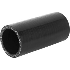 X AUTOHAUX 40mm ID Car Universal Black High Performance Straight Silicone Hose Coupler Intercooler Tube