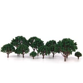 Angoily 20PCS Model Scenery Landscape Trees Model Trees Yellow Scenery Layout Landscape Fake Trees Model Scenery Tree, Model Train Trees N Scale Trees, Artificial Trees Modle