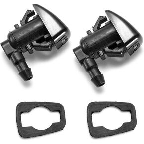 مجموعة فوهات غسالة الزجاج الأمامي تحل محل 7T4Z-17603-A 7T4Z-17603-A-JET المتوافقة مع 2007-2011 Edge، 2007-2010 Lincoln MKX Spray Jet Kit قطعتان in Kuwait