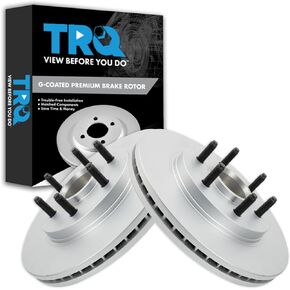 TRQ Front Brake Rotor Set Compatible with 2004-2008 Ford F-150 2006-2008 Lincoln Mark LT
