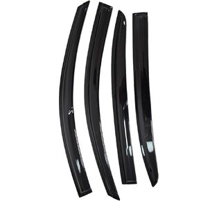 labwork Black 4 Pieces Window Visors Shade Sun Rain Wind Guards Replacement for 2008-2012 Honda Accord Sedan 4-Door