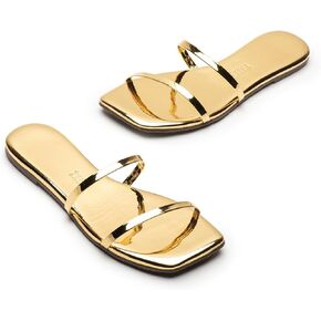 TKEES Square Toe Gemma Mirror Gold 10 B (M)