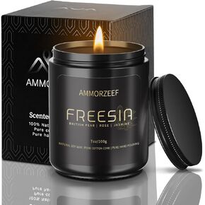 شموع الصويا المعطرة للرجال، شموع الأوكالبتوس وخشب الصندل | فتيل قطن 100%، 7 أونصة، سبا | اليوغا | التأمل | النوم | شموع العلاج العطري، وقت الحرق 50 ساعة