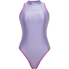 Eris Collection Sleeveless Spandex Glossy Sexy Swimsuit(090)