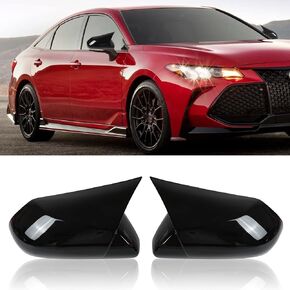 Tongze Car Side Mirror Covers Compatible with Toyota Camry 2018-2023 for Side View Mirror, Door Mirror Caps Trim/Car Mirror Accessories/Exterior Accessories-Glossy Black
