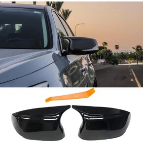 Door Mirror Cover Caps Compatible with Infiniti Q50 Sedan 2014-2020 Rearview Mirror Caps Replacement for Q50 Q60 Q70 QX30 QX50 2015-2020 Mirror Covers Carbon Fiber Style