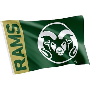 Desert Cactus Colorado State University Flag Rams CSU Flags Banners 100% Polyester Indoor Outdoor 3x5 (Team Name)