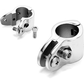 316 Stainless Steel Bimini Top Jaw Slide 1 Inch Stainless Bimini Hardware, Heavy Dudy Bimini Top Clamps, Hinged Jaw Slide Marine Bimini Top Hardware Bimini Track Slide Pack of 2