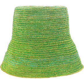 SENSI STUDIO Lamp Shade Crochet Hat with Metallic Thread