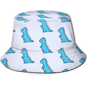 قبعة دلو للجنسين من Little Blue Dinosaur قبعات صيفية للسفر والشاطئ والشمس في الهواء الطلق in Kuwait