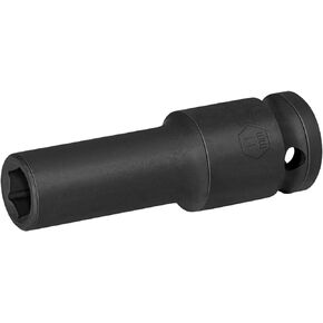 Jetech 1/2-Inch Drive 22mm Deep Impact Socket with 6-Point Design, Heat-Treated Chrome Molybdenum Alloy Steel, Metric