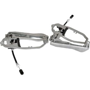 WFLNHB Front Left and Right Exterior Door Handle Frame Carriers 51218243615 Replacement for BMW X5 E53