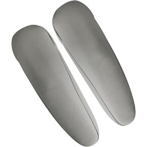 Leather Front Seat Armrest Cover Fit for Toyota Sienna 2011-2017 Light Gray (1 Pair)