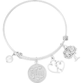 Mimi Bracelet for Women Grandma from Grandkids Granddaughter for Birthday Mothers Day Mimi Bangle Bracelet