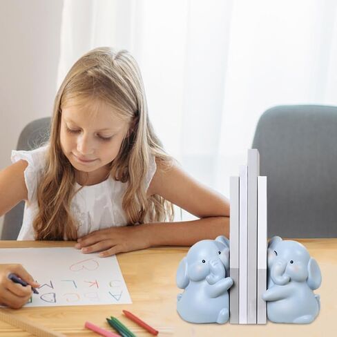 1 Pair Cute Hug Ducks Decorative Bookends,Hug Duck Bookends,Adorable Decorative Bookends,Cute Book Ends Decorative Bookends,for Shelves Home Office Desk Bookshelf Decor in Saudi Arabia
