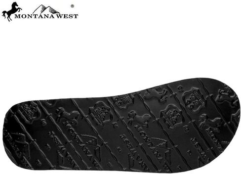 Montana West Women's Slippers with American Flag Comfortable Flip Flops For Women Western embroide Patriotic Wedge Sandals MBB-US05-S089RD-11 in Saudi Arabia