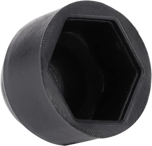 غطاء حماية صامولة سداسية، 10 قطع 15 مم/0.59 بوصة M8 براغي سداسية بلاستيكية صواميل غطاء رأس ملحق أسود in Kuwait