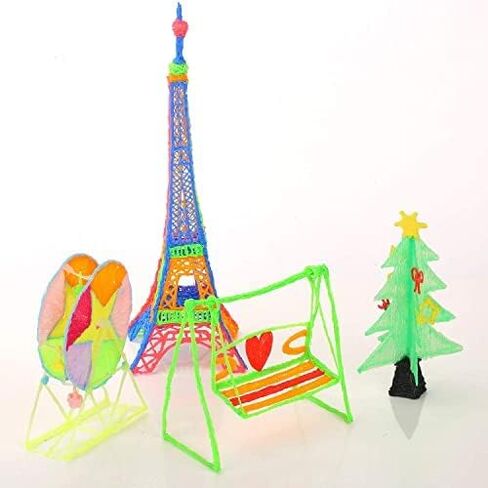 25 Colors 250 Feet 3D Pen Filament Refills, Each Color is 10 feet, 1.75mm PLA 3D Pen Refills for 3D Printing Pen, Compatible with MYNT3D SCRIB3D 3D Printing Pen, Not Support for 3Doodler Pen in Saudi Arabia