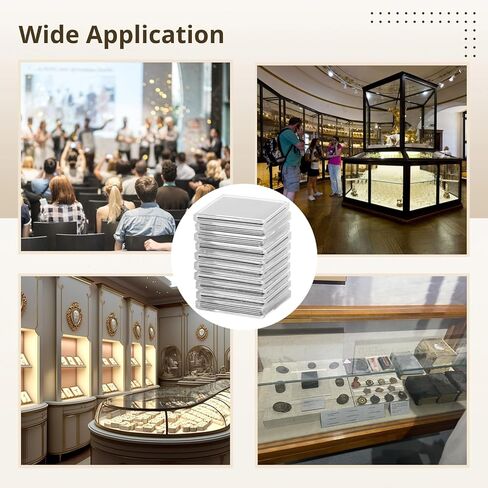 30 قطعة من كبسولات العملات المعدنية مقاس 50 مم من COSYOO من البلاستيك الشفاف، حافظات عملات مربعة مع حشوات إسفنجية لهواة الجمع، حاملات عملات معدنية مورغان فضية قابلة للتعديل، 5 صناديق تخزين للعملات المعدنية مقاس 21/27/30/35/40 مم in Kuwait