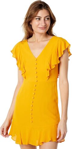 BCBG Open Back Ruffle Cocktail Dress in Saudi Arabia