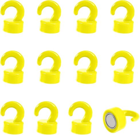 Magnets Push Pin for Classroom for Whiteboard, Magnet Hooks for Hanging Files, Reminders, Photos and More 12 Pack Grey in Kuwait