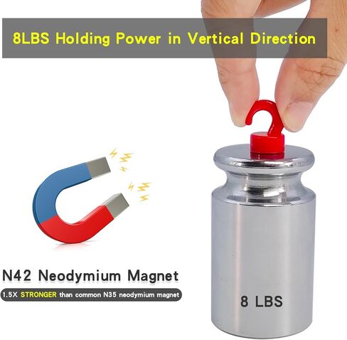 Magnets Push Pin for Classroom for Whiteboard, Magnet Hooks for Hanging Files, Reminders, Photos and More 12 Pack Grey in Kuwait