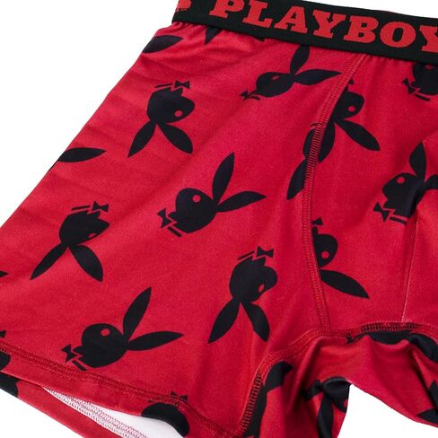Playboy Men's 4-Pack Everyday Athletic Boxer Briefs with Soft Brushed Fabric Sizes S, M, L & XL in Saudi Arabia