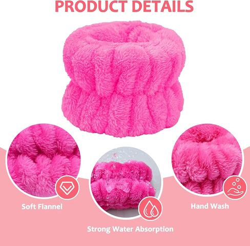 Face Washing Wristbands-Absorbent Wristband for Washing Face Microfiber Wrist Wash Band Towel, Makeup Skincare Prevent Liquids Spilling Down Arm (Purple) in Saudi Arabia