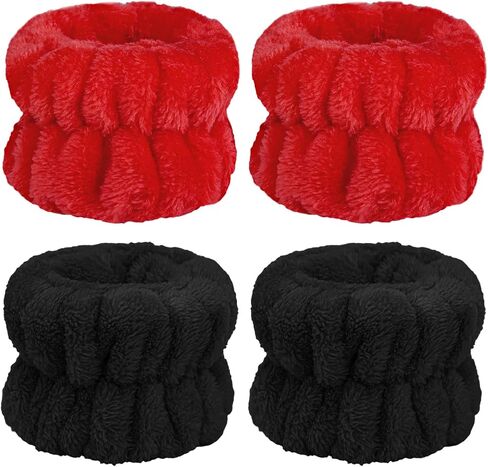 Face Washing Wristbands-Absorbent Wristband for Washing Face Microfiber Wrist Wash Band Towel, Makeup Skincare Prevent Liquids Spilling Down Arm (Purple) in Saudi Arabia