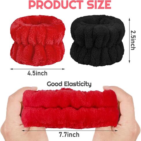 Face Washing Wristbands-Absorbent Wristband for Washing Face Microfiber Wrist Wash Band Towel, Makeup Skincare Prevent Liquids Spilling Down Arm (Purple) in Saudi Arabia