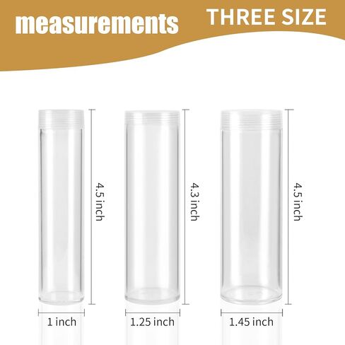 35 قطعة من أنابيب العملات المعدنية بأحجام متنوعة، 20 أنبوبًا لتخزين العملات المعدنية، 10 أنابيب عملات معدنية ربع سنوية، 5 أنابيب تخزين العملات المعدنية بنصف دولار، أنابيب عملات بلاستيكية شفافة، أنابيب عملات معدنية من النيكل in Kuwait