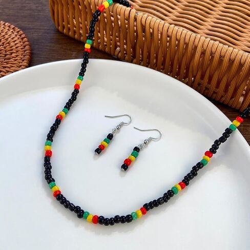 Juneteenth Outfit for Women African Jewelry Sets Juneteenth Earrings Bracelets Necklace Set for Black Women Juneteenth 1865 Earrings Juneteenth Shirts Women Accessories in Saudi Arabia