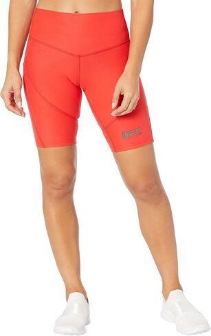 UFC 9" Extreme Workout Shorts for Women – Mid-Rise Waistline – Left Media Pocket – Exposed Seams - Polyester in Saudi Arabia