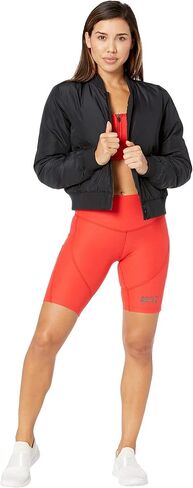 UFC 9" Extreme Workout Shorts for Women – Mid-Rise Waistline – Left Media Pocket – Exposed Seams - Polyester in Saudi Arabia