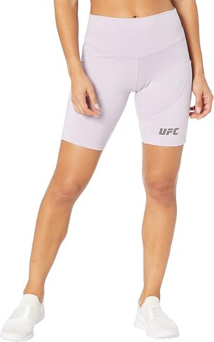 UFC 9" Extreme Workout Shorts for Women – Mid-Rise Waistline – Left Media Pocket – Exposed Seams - Polyester in Saudi Arabia