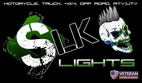 SLK-Lights VTX 5.75 بوصة مصباح أمامي LED مستدير من الكروم مع دعامة وأجهزة - سهل التركيب والتوصيل والتشغيل مصباح أمامي للدراجات النارية متوافق مع Honda VTX 1300، VTX 1800 in Kuwait