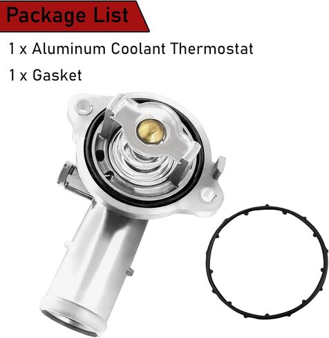 مجموعة مبيت ترموستات تبريد المبرد من الألومنيوم لسيارة دودج دورانجو 2011-2014 3.6L لسيارة دودج جراند كارافان 2011-2017 يستبدل 5184570AH in Kuwait