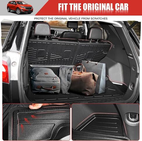 Cargo Mat Fit for 2018-2024 Chevrolet Equinox&GMC Terrain Backrest Mat TPE Material Cargo Liner for 2018-2024 Chevy Equinox/GMC Terrain(Backrest Mat) in Saudi Arabia