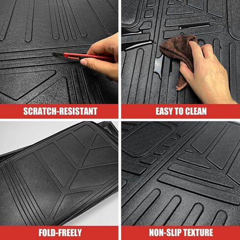 Cargo Mat Fit for 2018-2024 Chevrolet Equinox&GMC Terrain Backrest Mat TPE Material Cargo Liner for 2018-2024 Chevy Equinox/GMC Terrain(Backrest Mat) in Saudi Arabia