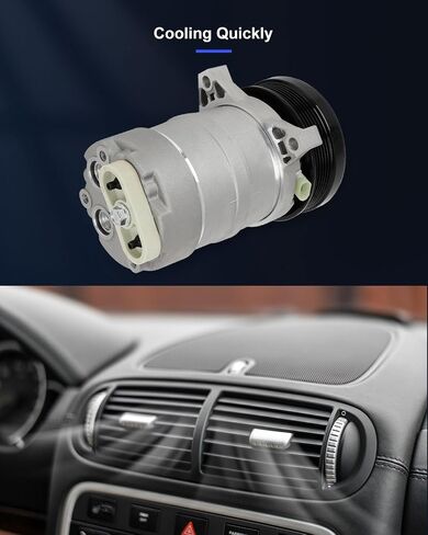 ECCPP A/C Compressor with Clutch 1994-1996 Fit for Buick Commercial Chassis 5.7L CO 20178GLC AC Compressor in Saudi Arabia