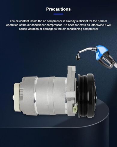 ECCPP A/C Compressor with Clutch 1994-1996 Fit for Buick Commercial Chassis 5.7L CO 20178GLC AC Compressor in Saudi Arabia