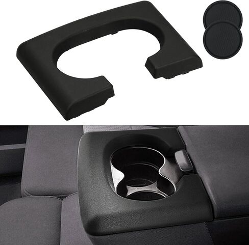 وسادة بديلة لحامل الأكواب في وحدة التحكم المركزية باللون الأسود متوافقة مع Ford F150 2004-2014 وسادة حامل الأكواب في وحدة التحكم المركزية in Kuwait